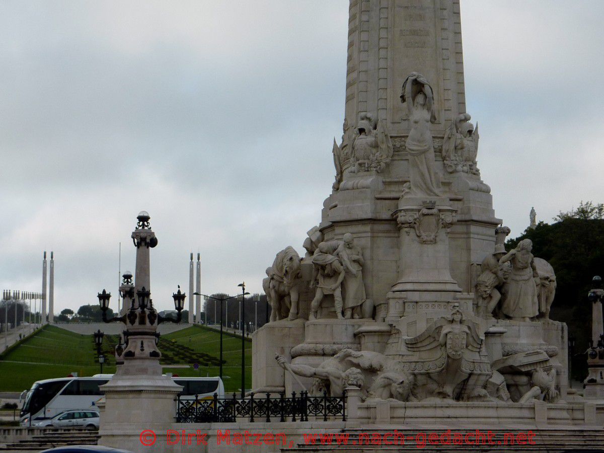 Lissabon, Statuen am Park