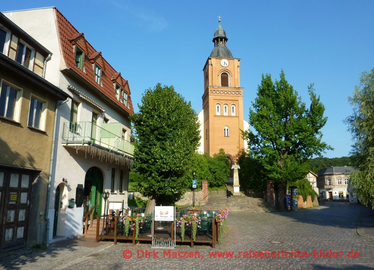 Buckow, Marktplatz Stadtkirche