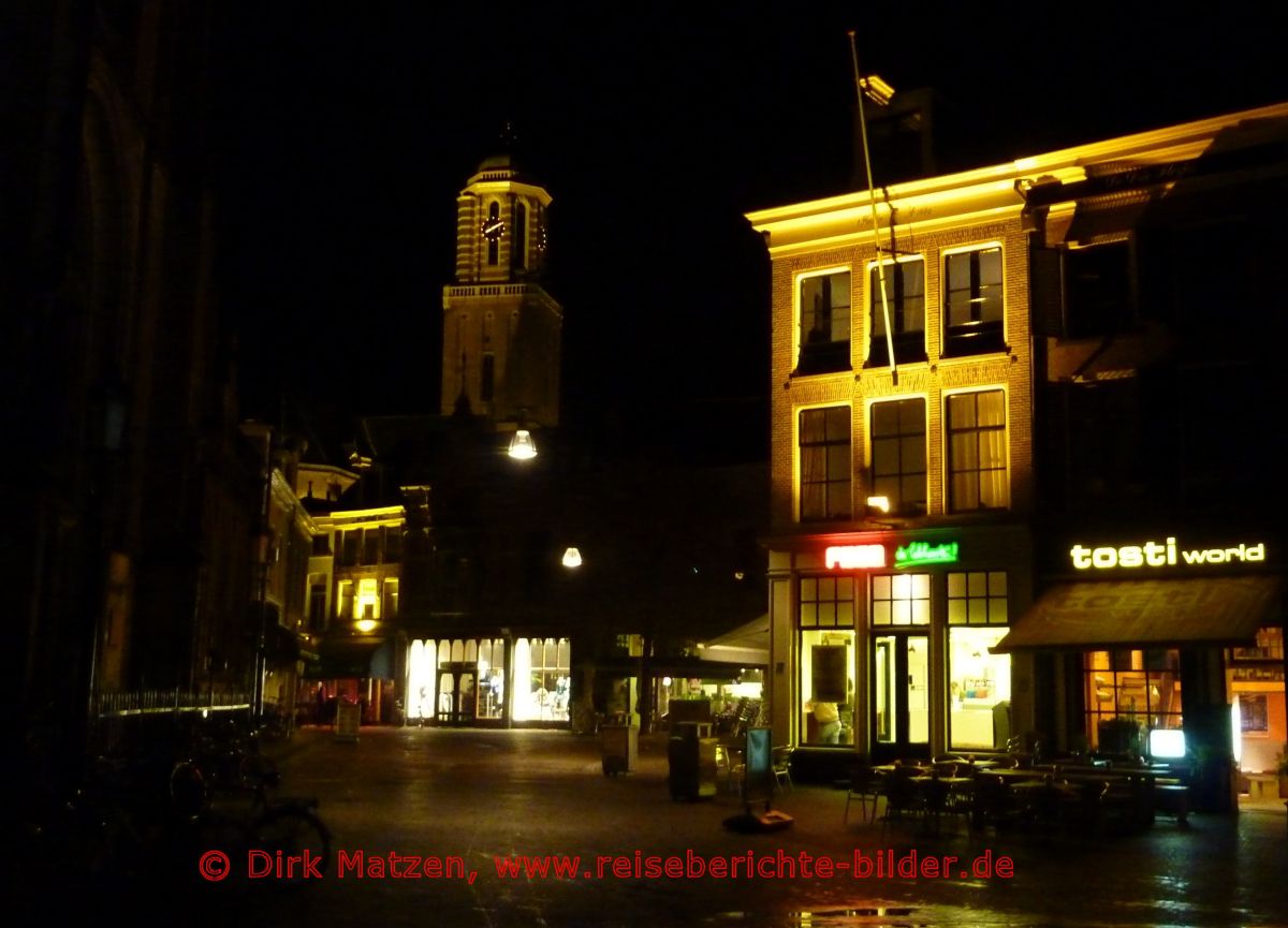 Zwolle, Grote Markt abends