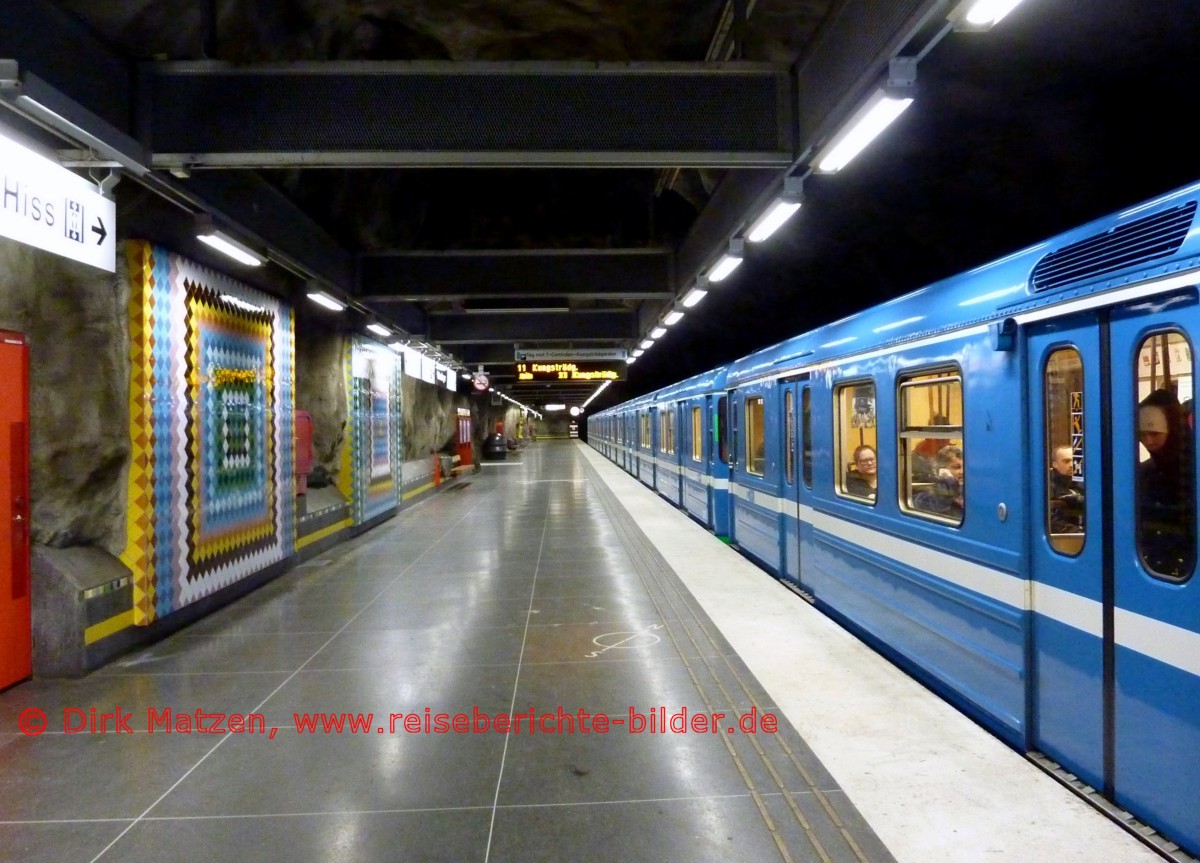 Stockholm, Tunnelbana Vstra skogen