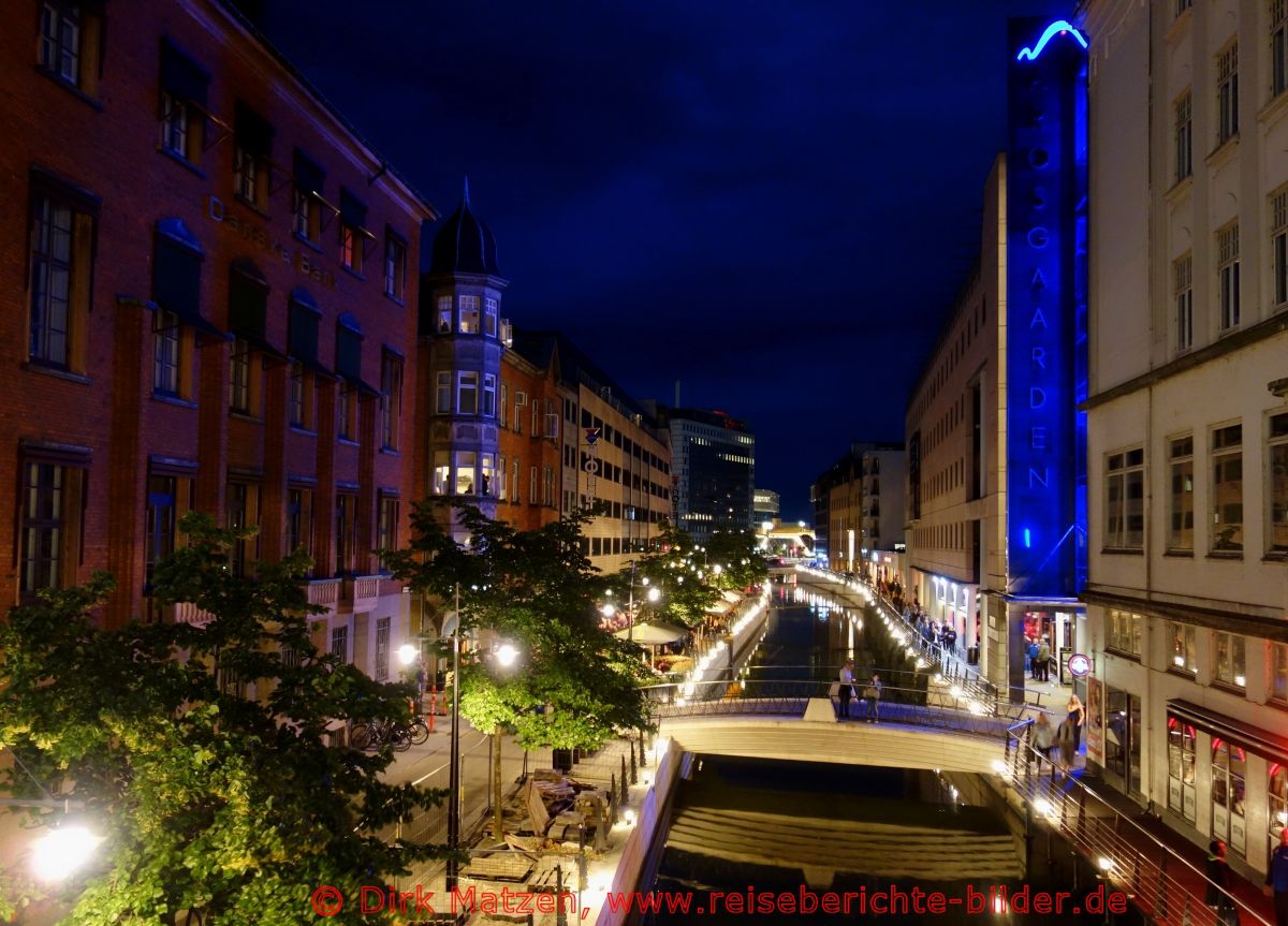 Aarhus, boulevarden nachts