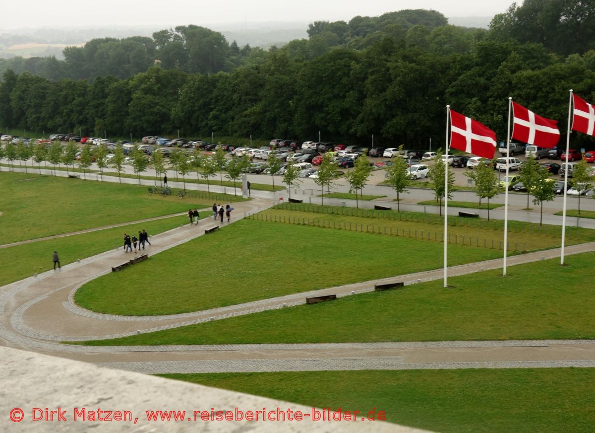 Aarhus, Blick vom Moesgaard-Museum