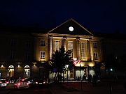 Aarhus, bahnhof-nachts