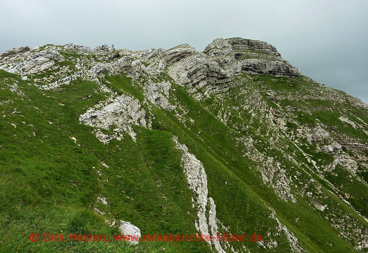 Oberallgu, Kugelhorn, Blick zum Gipfel