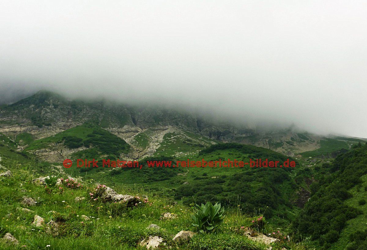 Oberallgu, Brgndeletal Grosser Wilder in Wolken