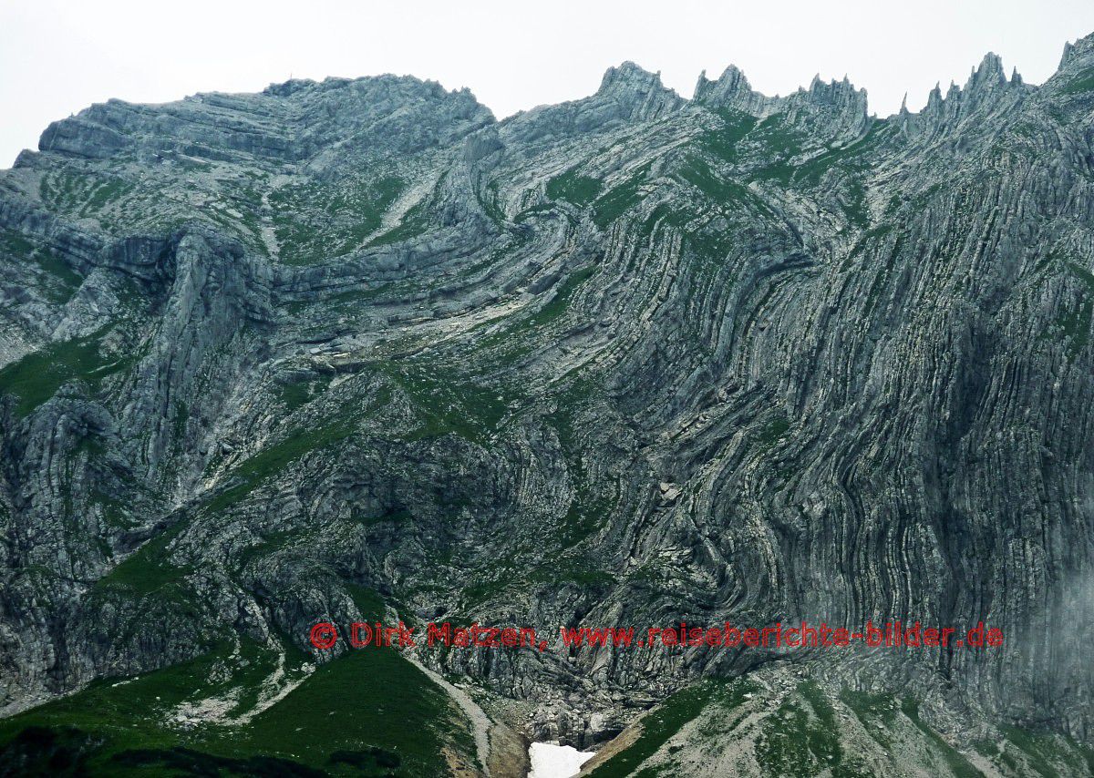 Oberallgu, Alpen Felsformationen