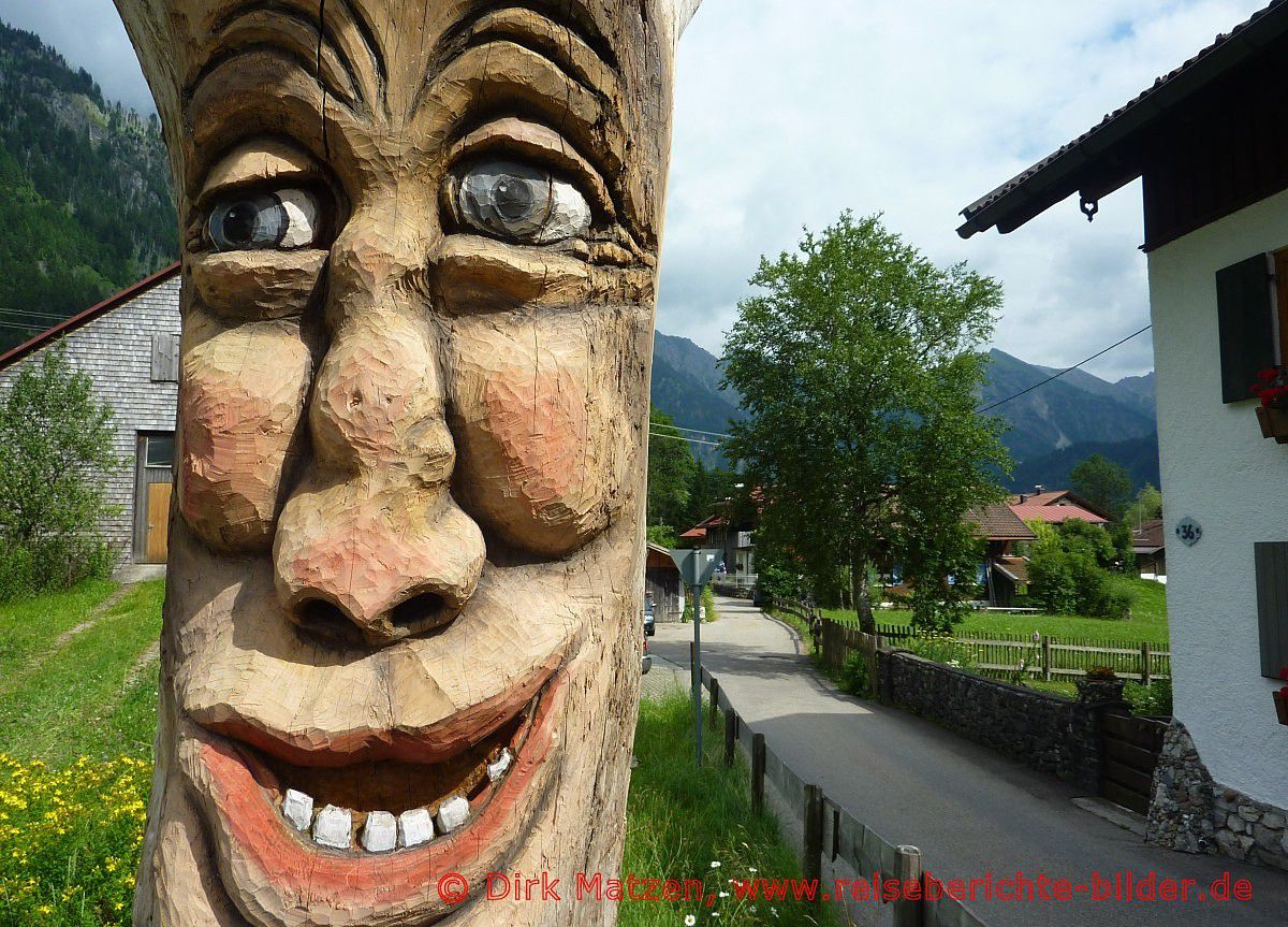 Oberallgu, Hinterstein Baum-Skulptur