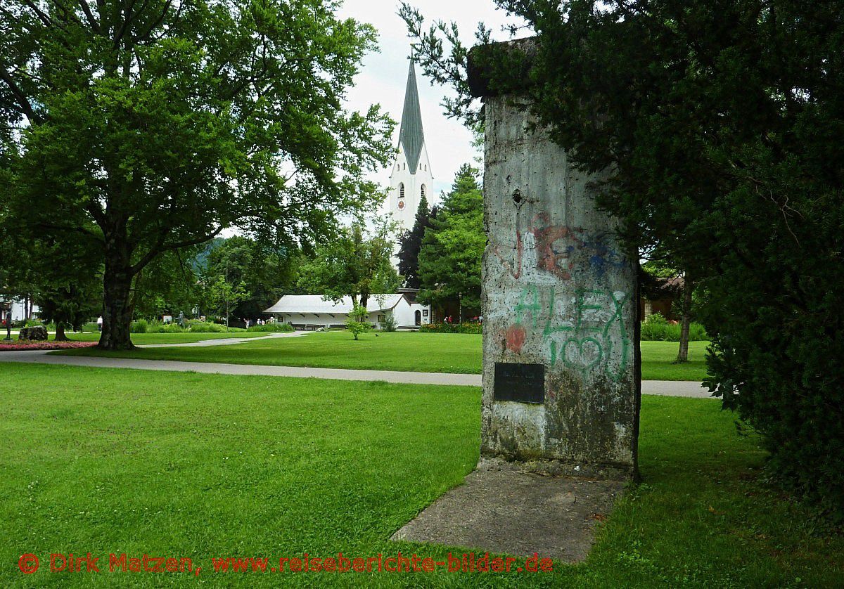 Berliner Mauer in Oberstdorf