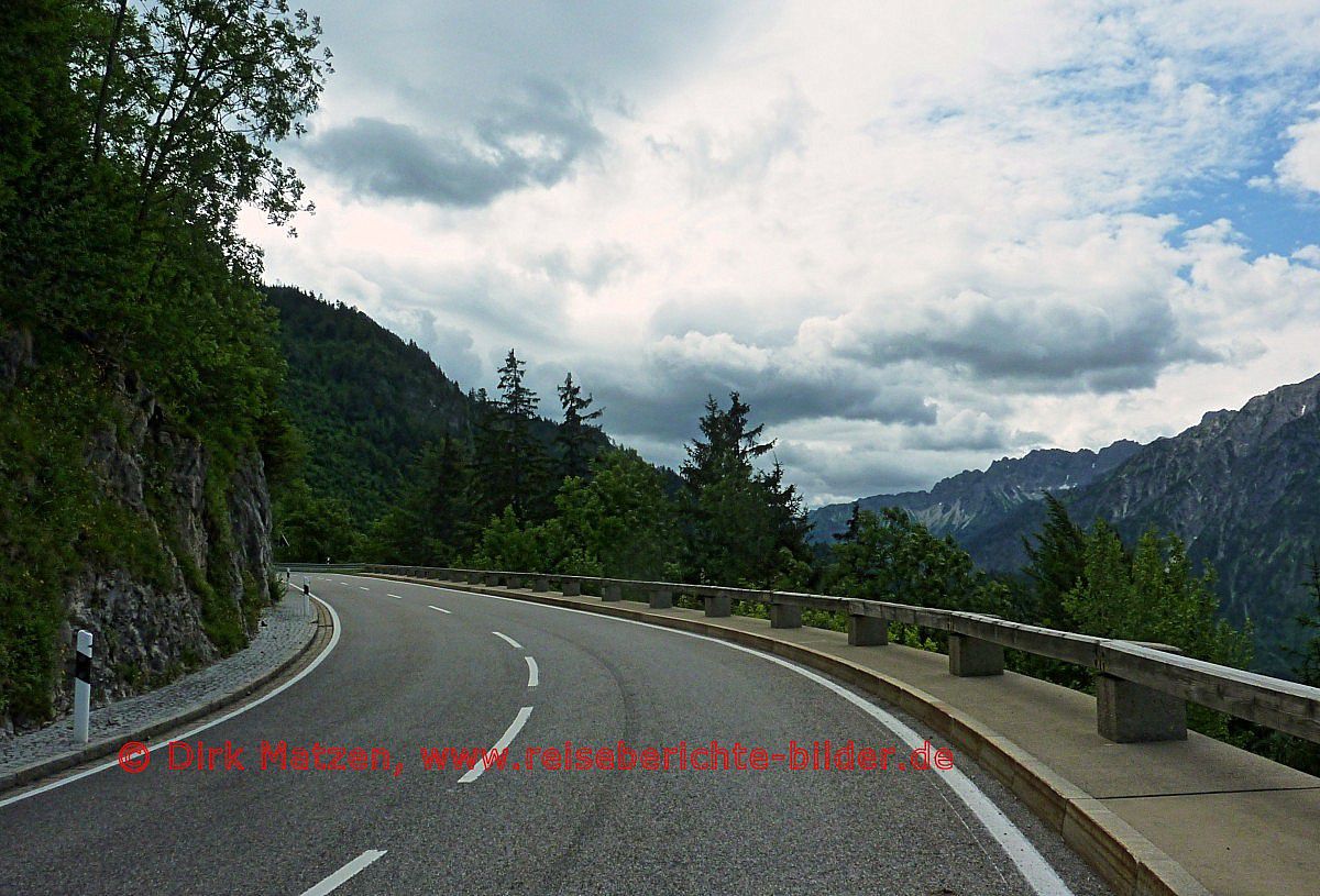 Oberjochpass Kurve