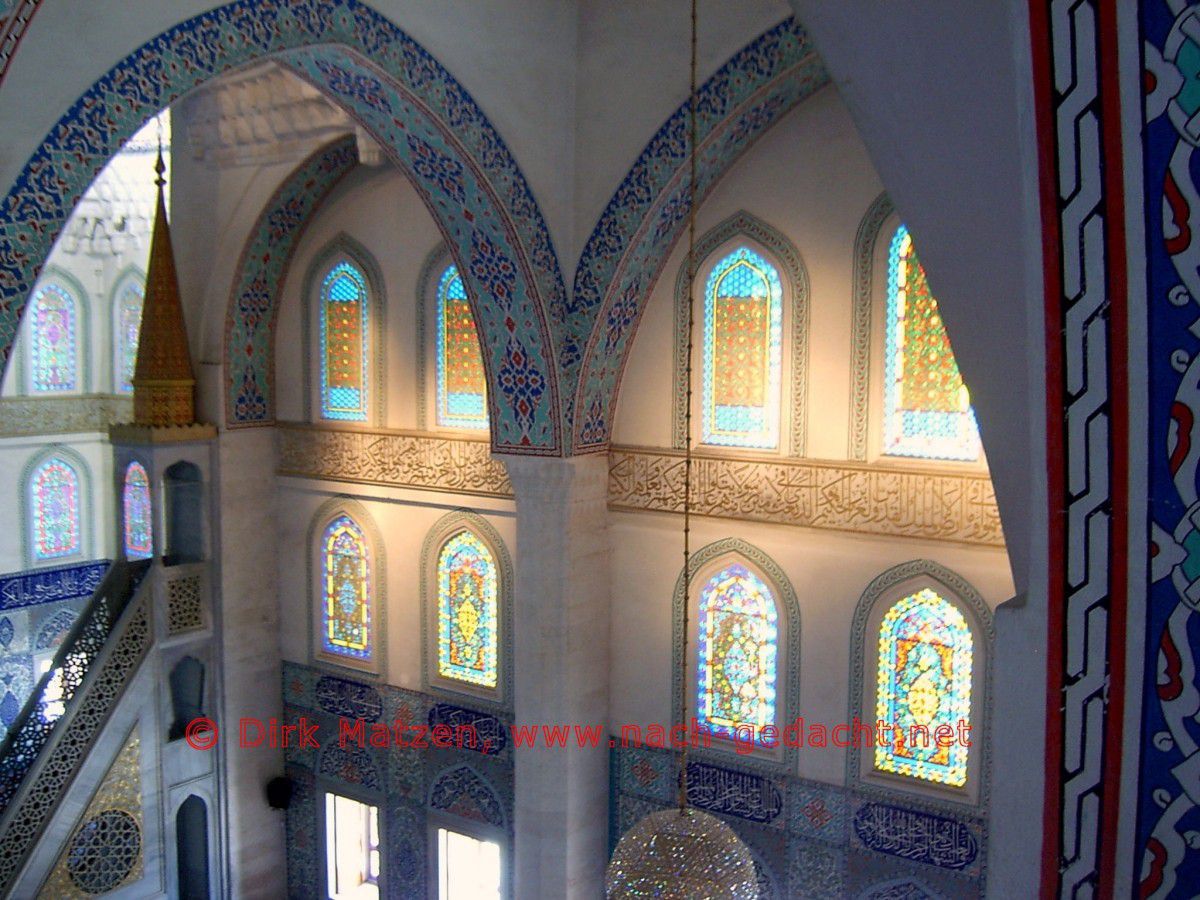 Ankara, Innenansicht der groen Moschee