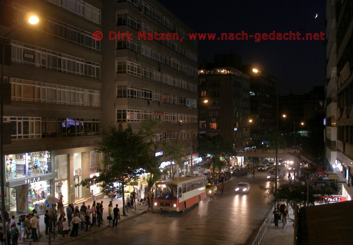 Ankara, Nachts im Stadtzentrum