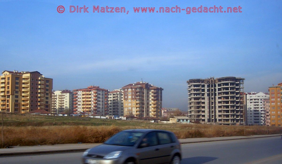 Ankara, Neubaugebiet im Stadtteil Bilkent