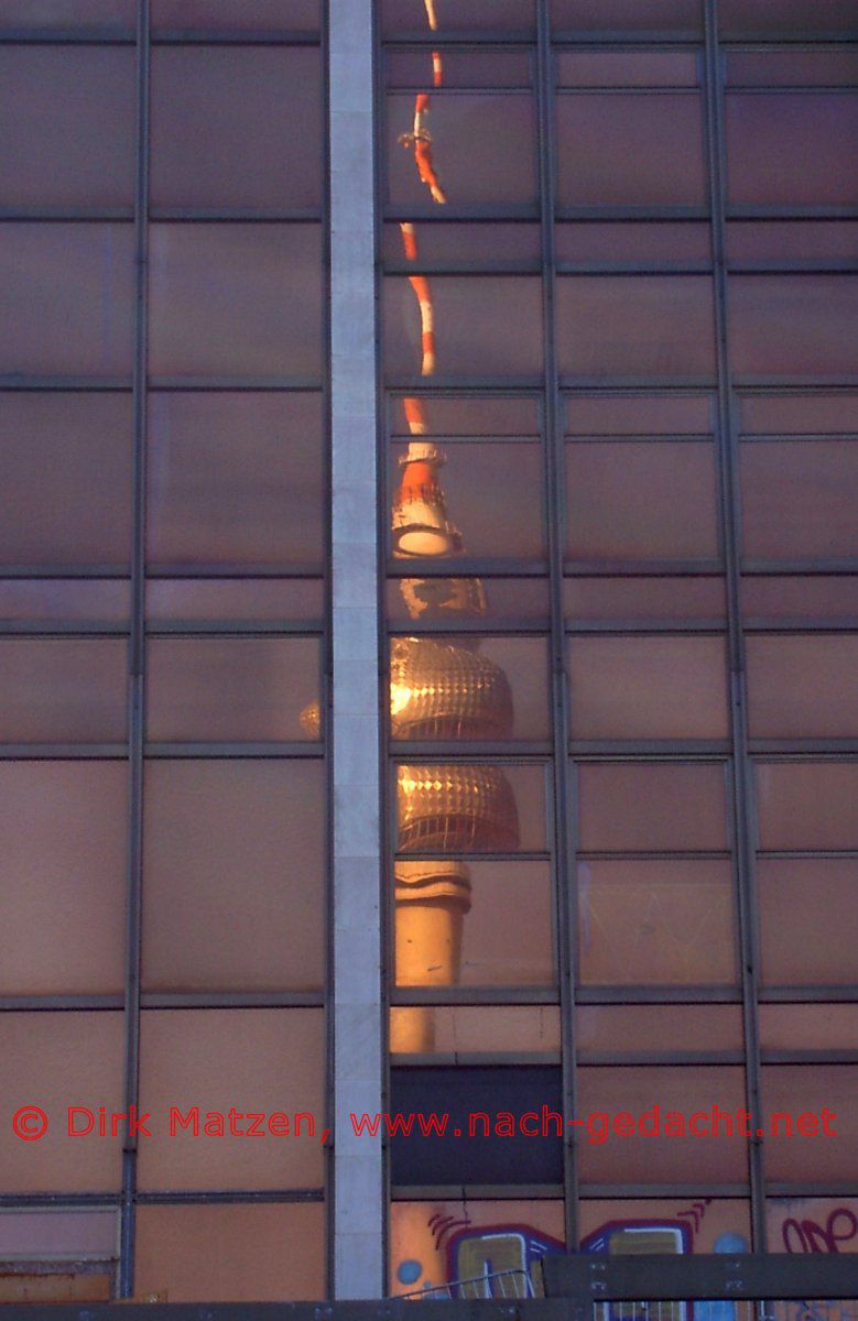 Berlin, Spiegelung des Fernsehturms