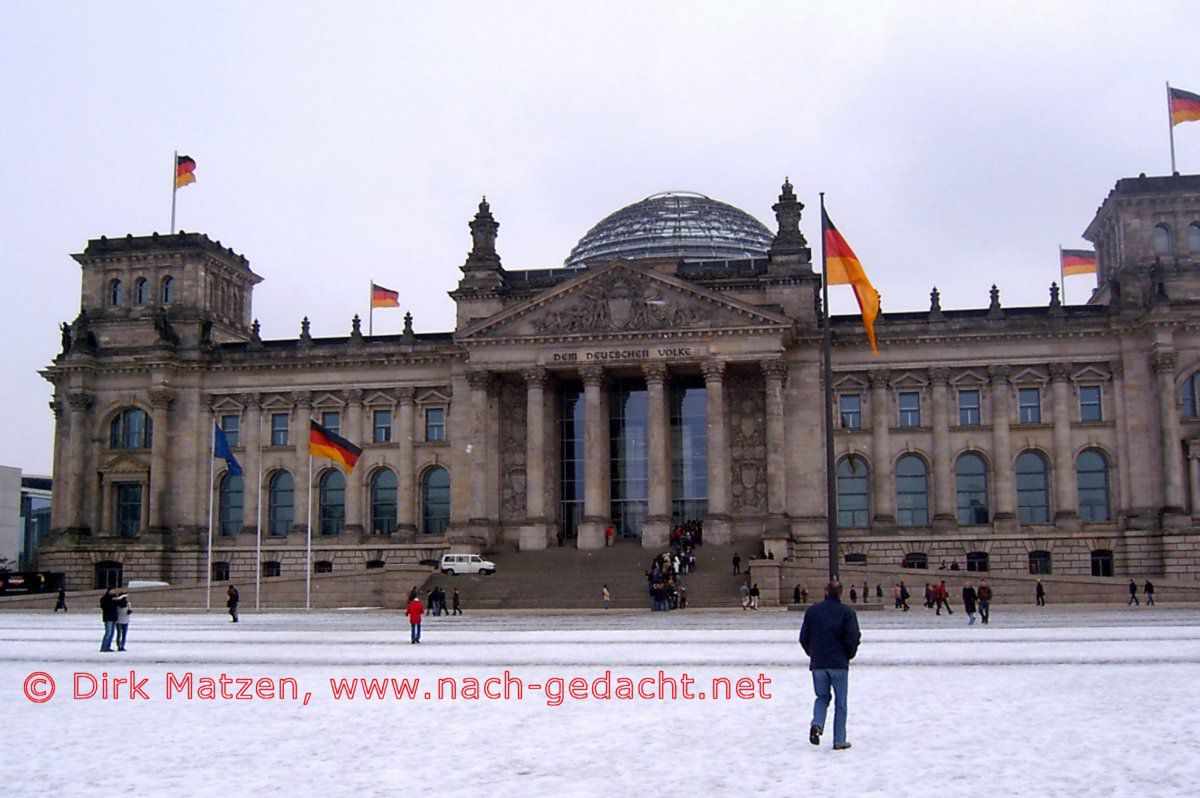Berlin, Reichstag Winter