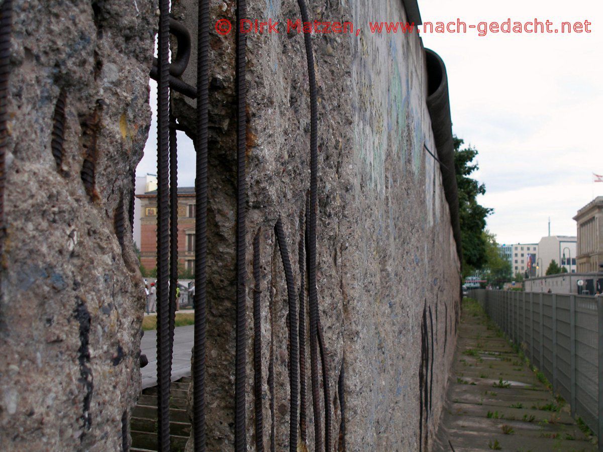 Berlin, Reste der Berliner Mauer
