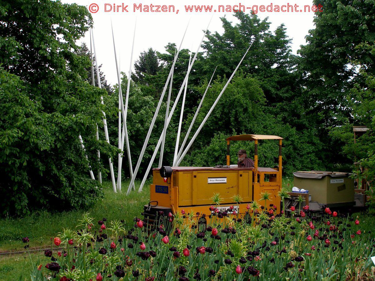 Berlin, Bahn im Britzer Garten