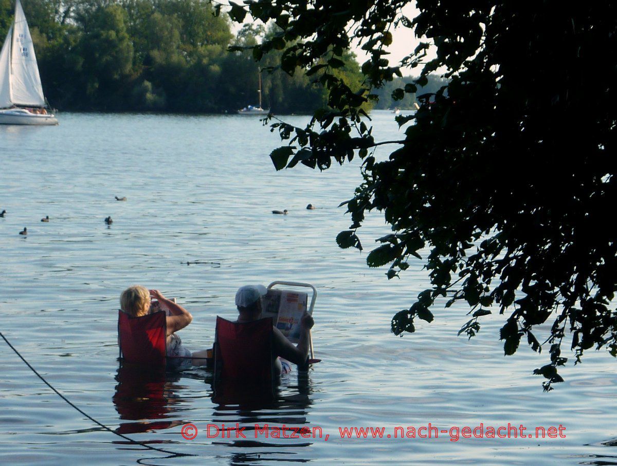 Berlin, Pause am Tegeler See