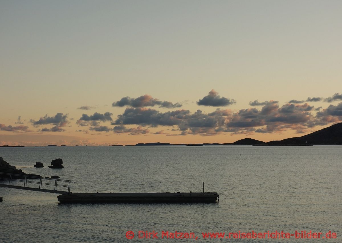 Bodø, Sonnenuntergang