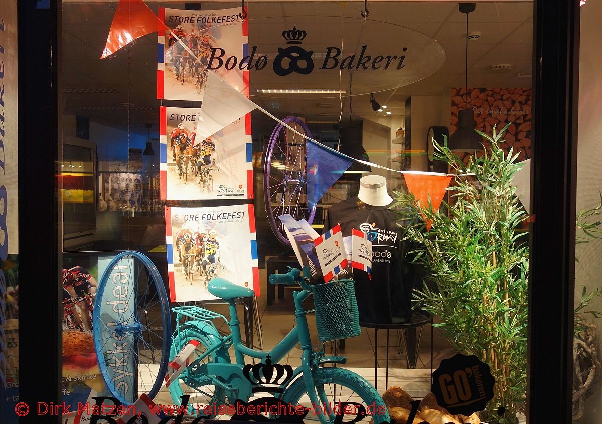 Bod, Fahrradwerbung beim Bcker