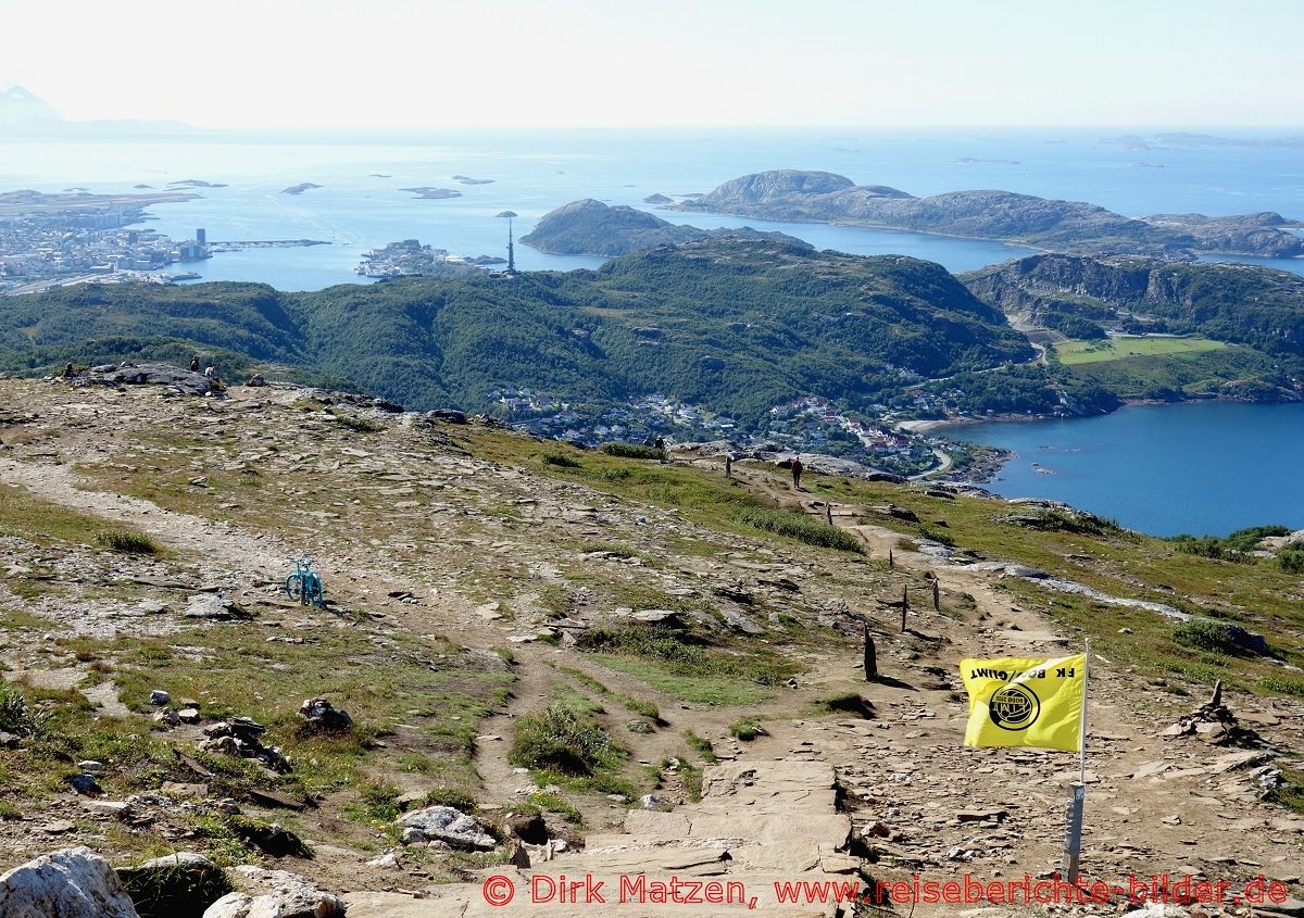 Bod, Ausblick Keiservarden zur Stadt
