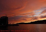 Bod, sonnenuntergang-vor-hafen