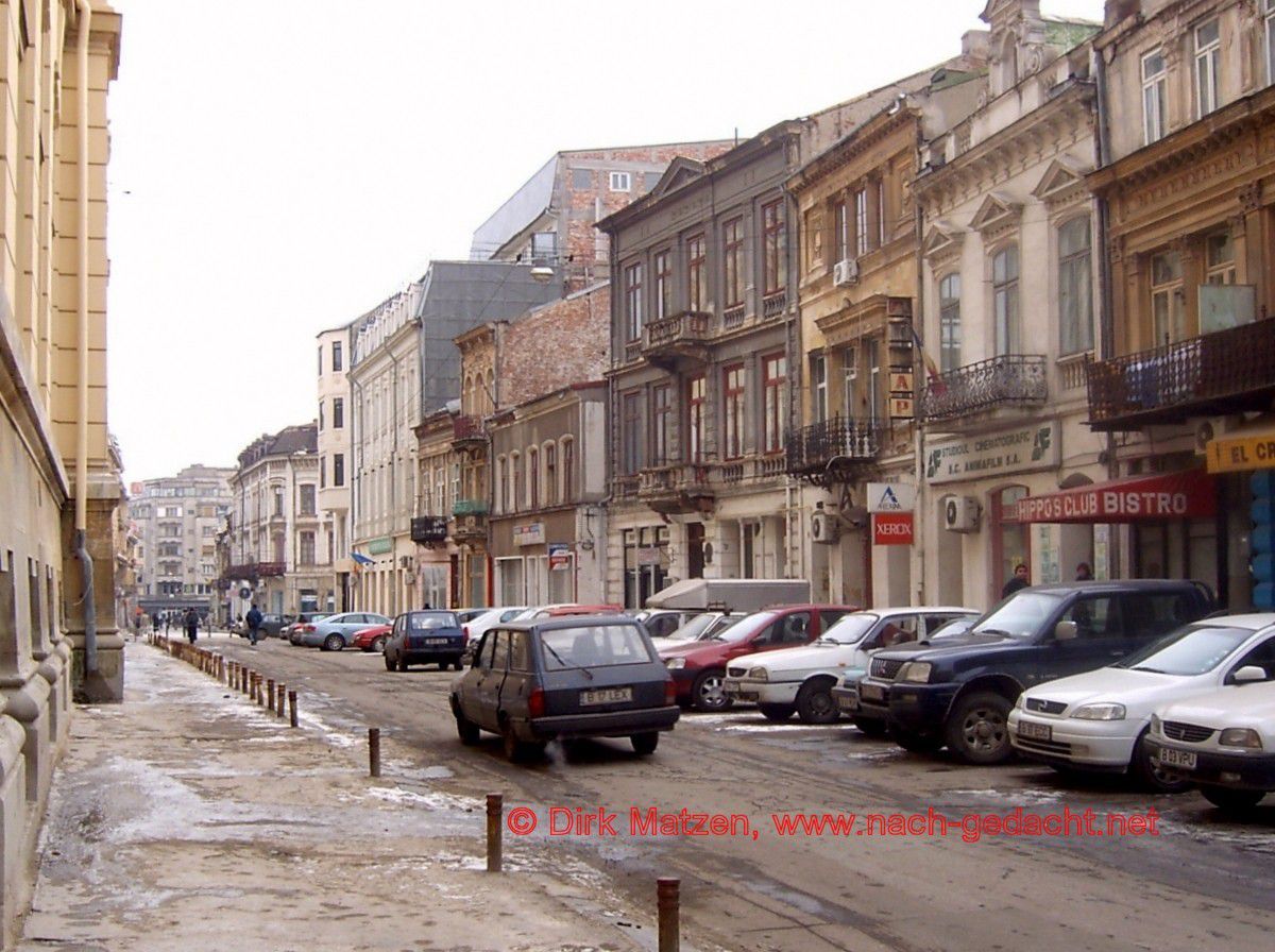 Bukarest, Altstadt-Straenzug
