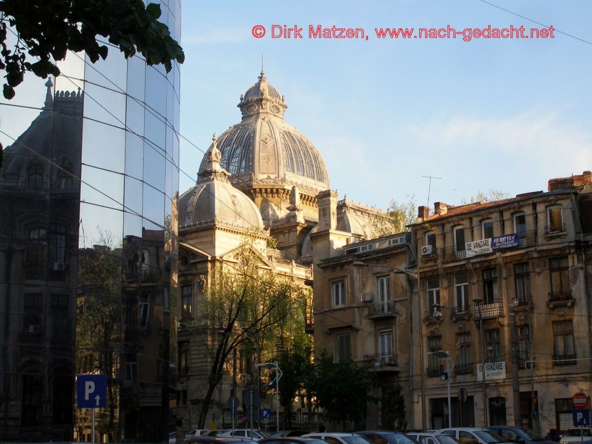 Bukarest, Kontraste am Sparkassenpalast
