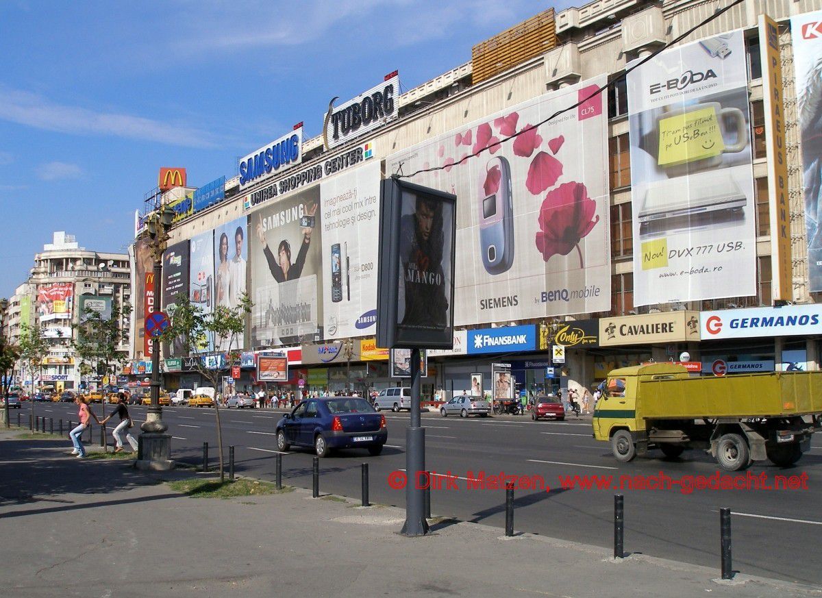 Bukarest, Shopping-Center an der Piata Unirii