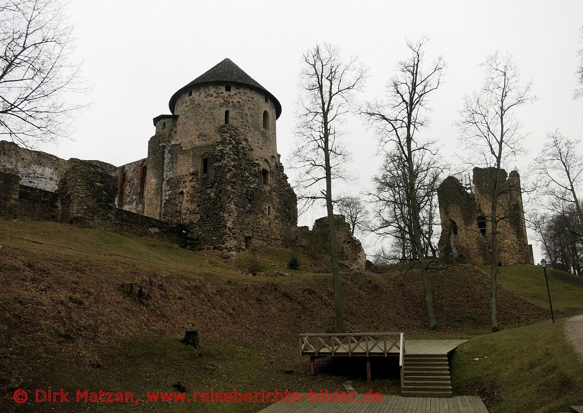 Cesis, mittelalterliche Burg