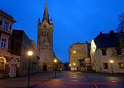 Cesis, johannis-kirche-beleuchtet