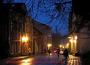 Cesis, altstadt-abends