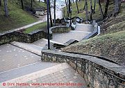 Cesis, burgpark-treppe