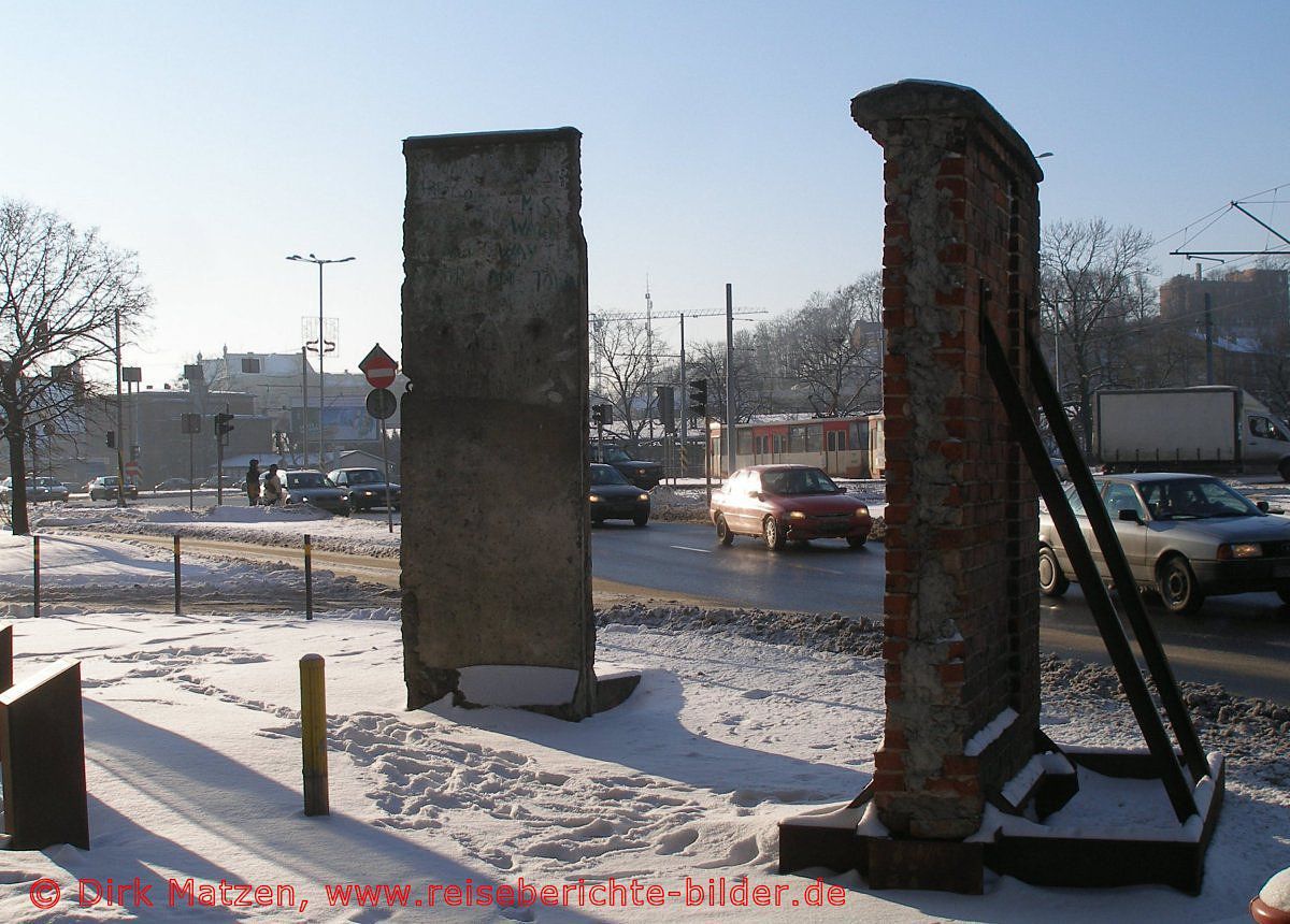 Gdansk (Danzig), Mauerteile