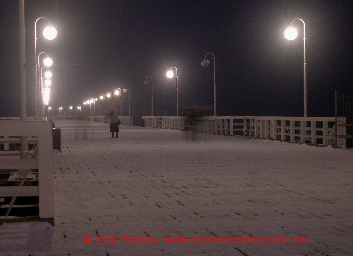 Sopot (Zoppot), Mole nachts