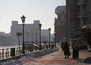 Danzig, uferpromenade-motlawa
