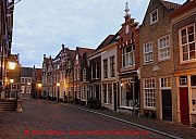 Dordrecht, hofstraat-abends