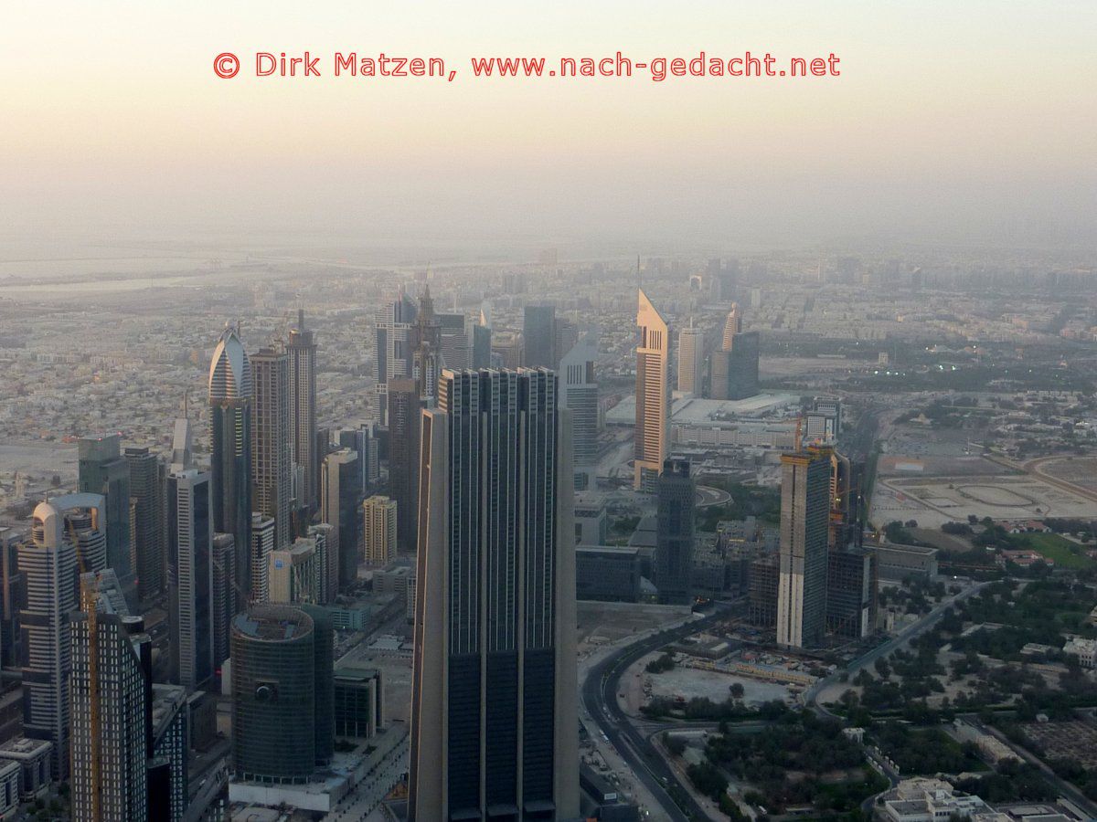 Blick auf Dubai
