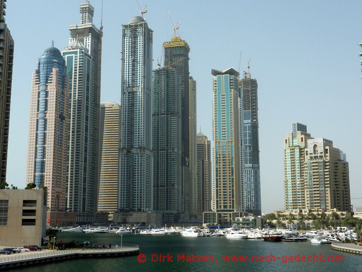 Hochhuser in Dubai Marina