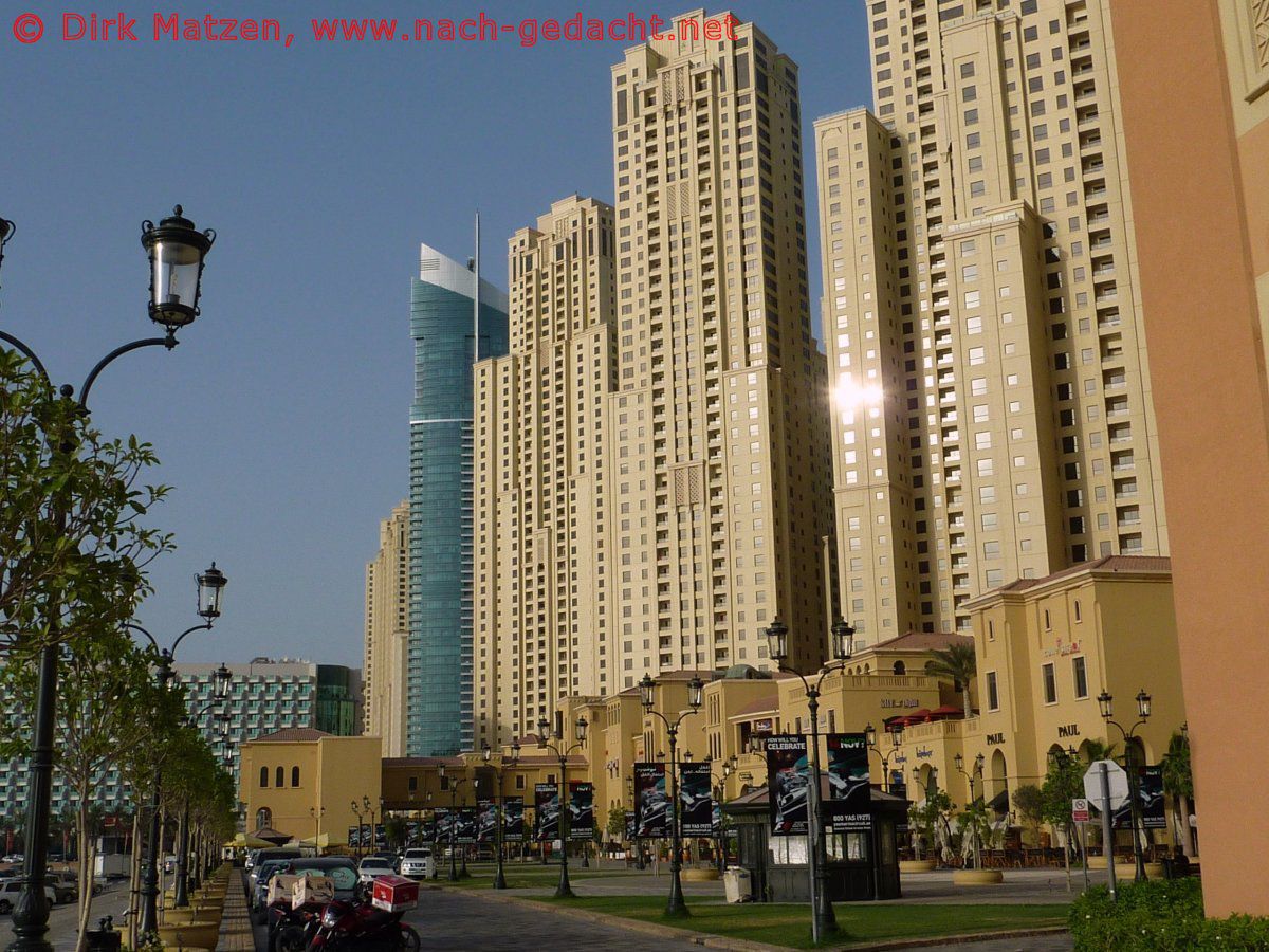 Dubai, Strandpromenade am Jumeirah Beach