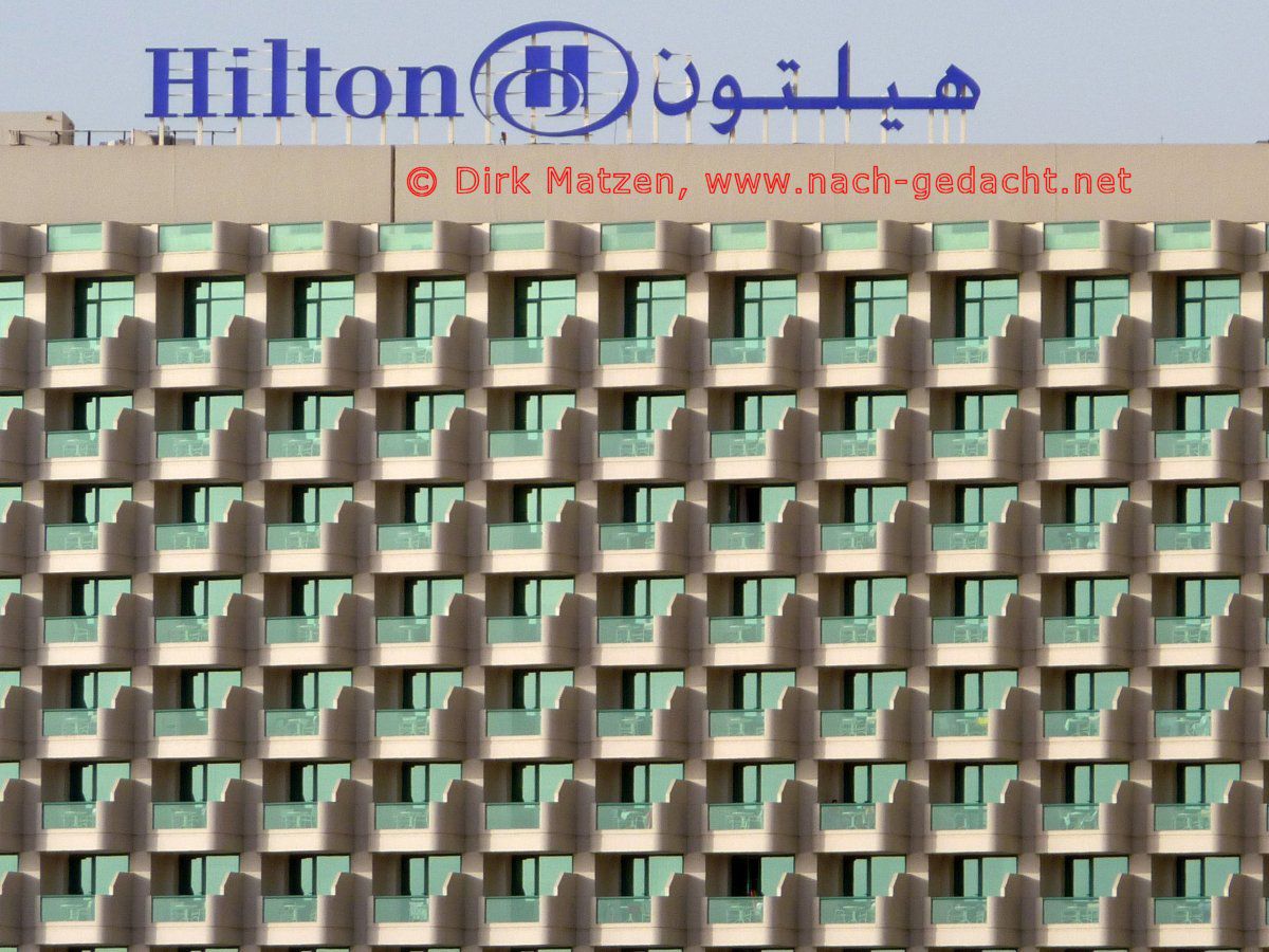 Dubai, Hilton Hotel am Jumeirah Beach