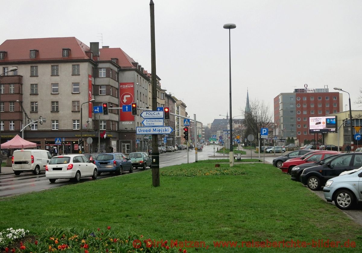 Gleiwitz, Strassenzug Dworcowa