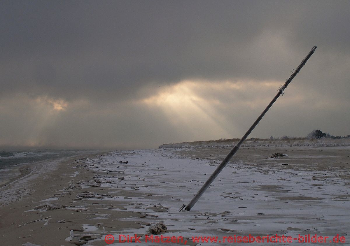 Hel, Lichterspiel am Oststrand