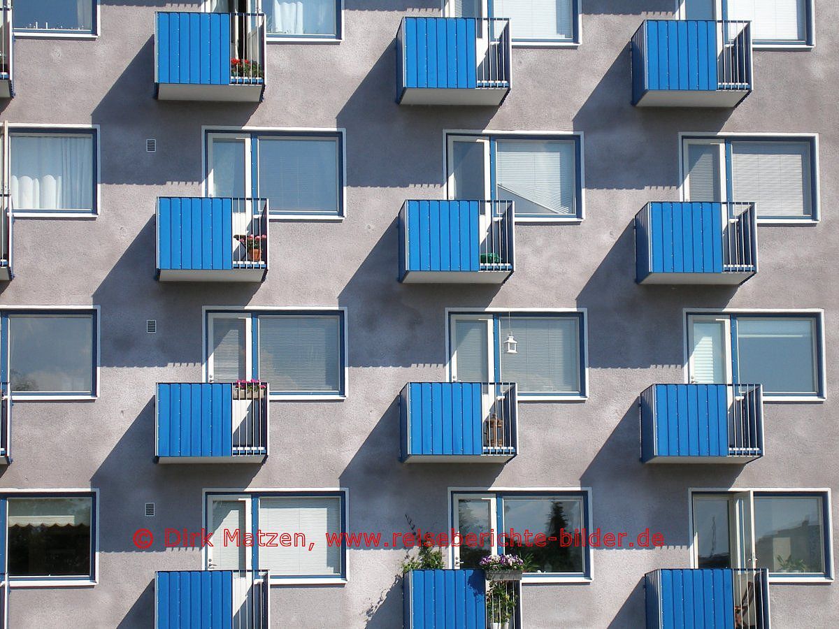 Helsinki, finnische Nationalfarben
