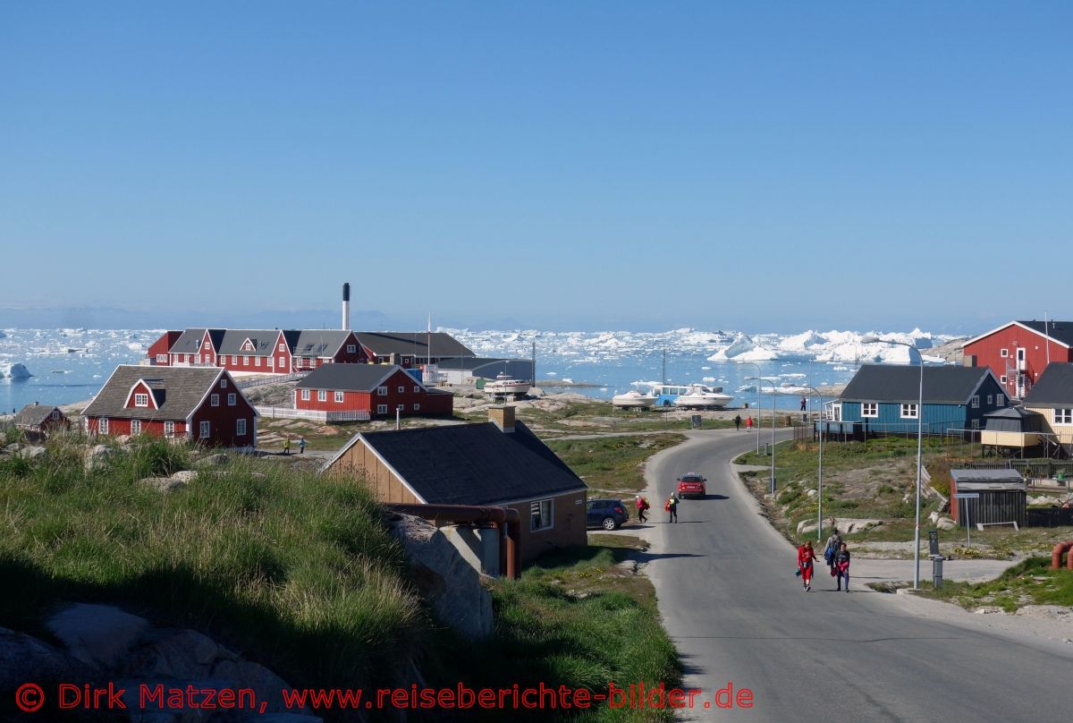 Ilulissat, Krankenhaus am Meer