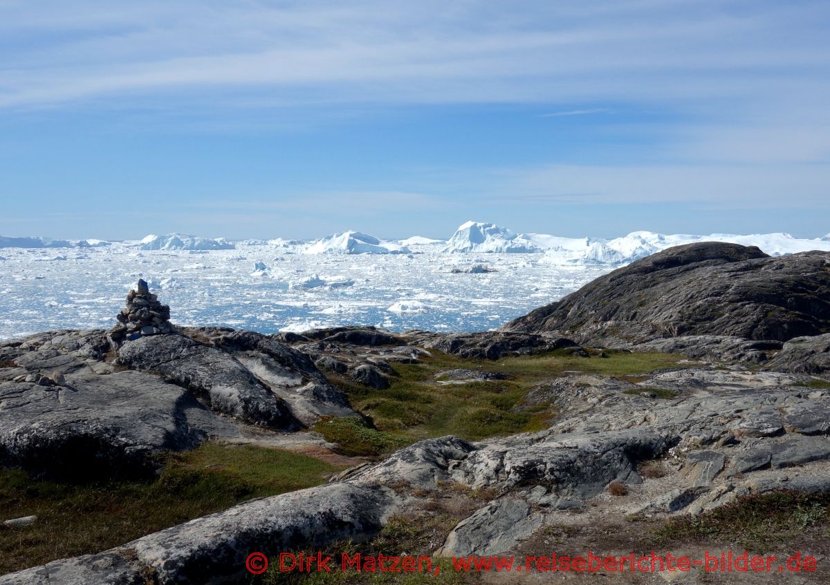 Ilulissat, Blick zum Kangia-Eisfjord