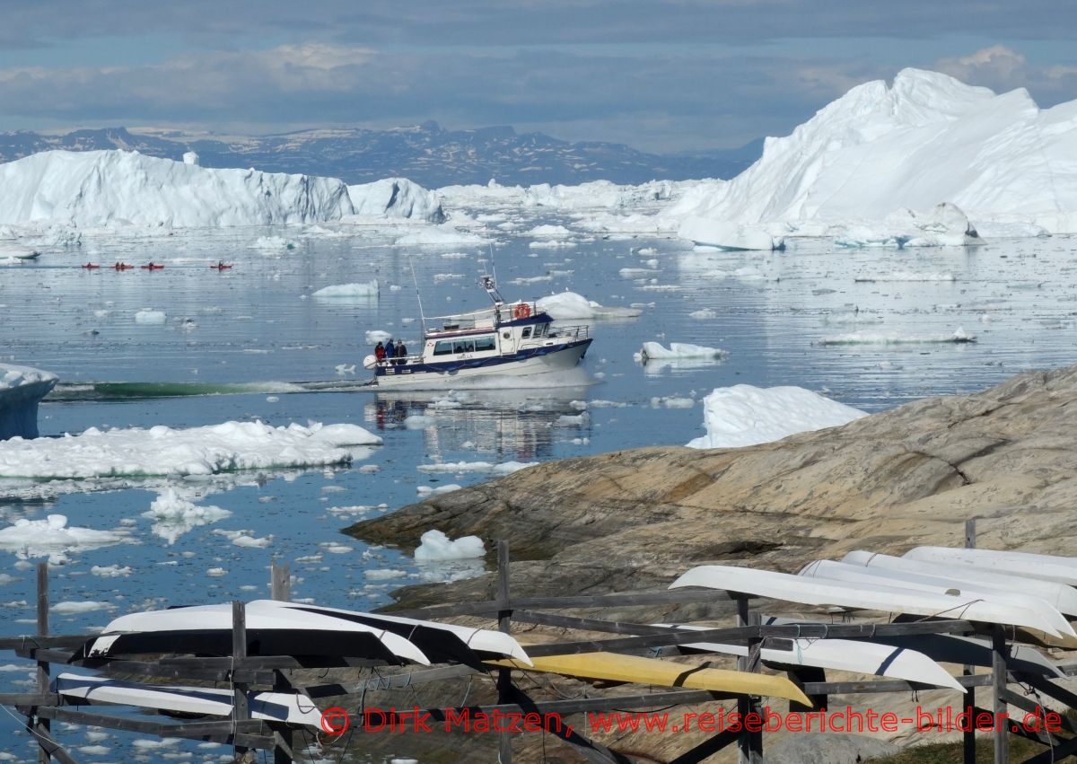 Ilulissat, Ruhender und flieender Verkehr