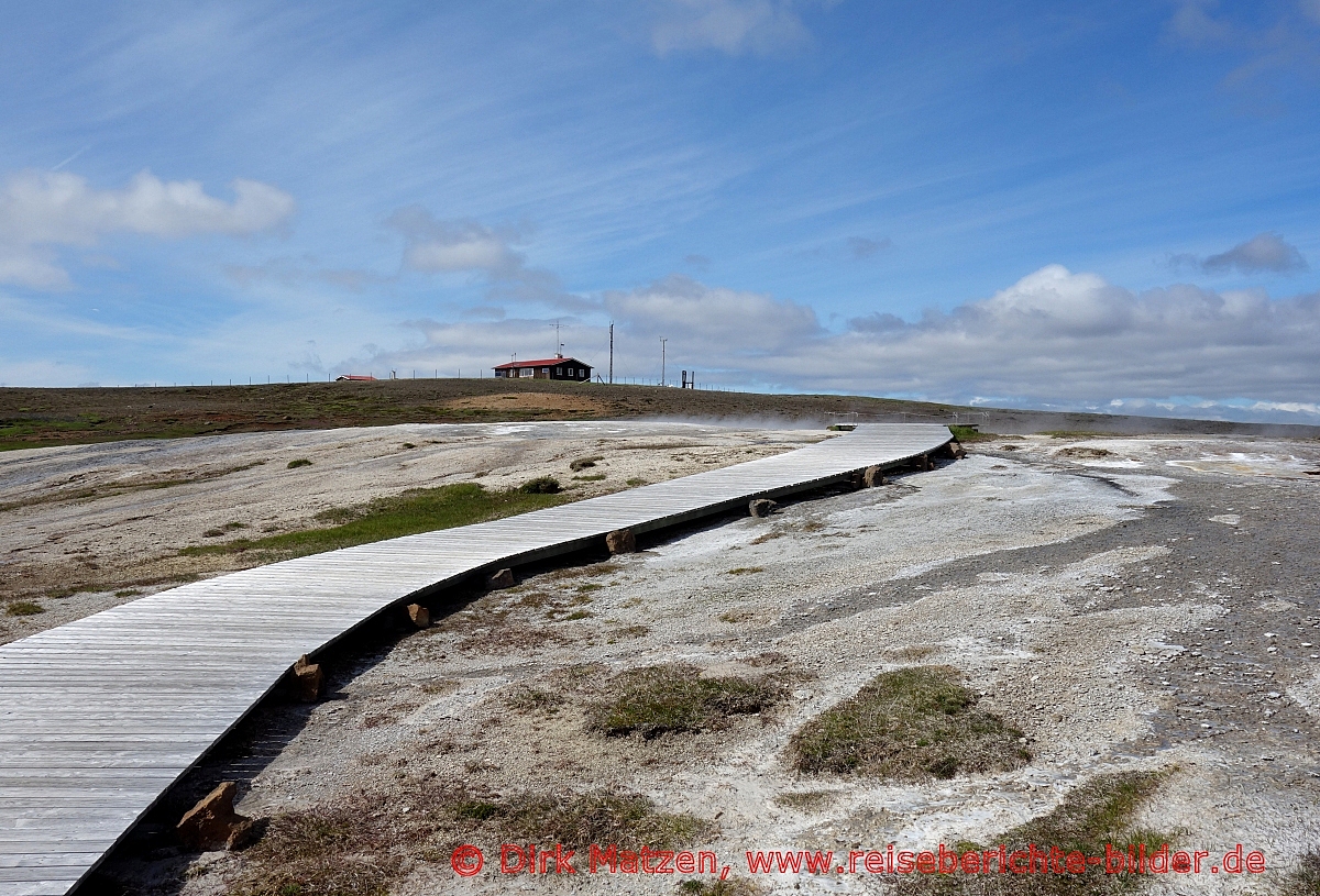 Island, meteorologische Station Hveravellir
