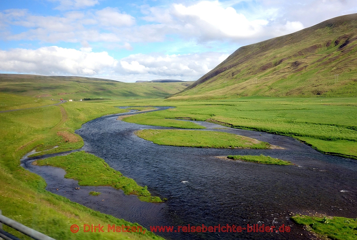 Island, Fluss Svart am Norurlandsvegur