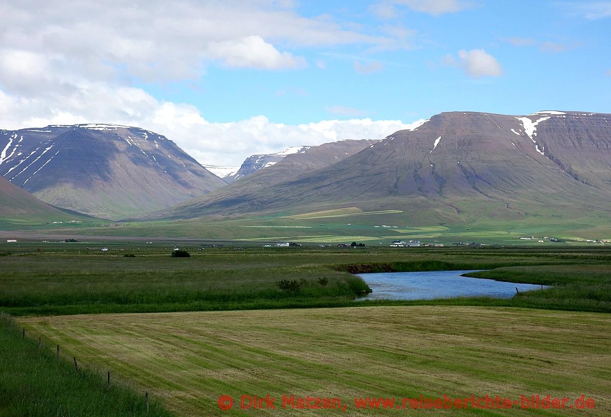 Island, Aussicht von Varmahlið