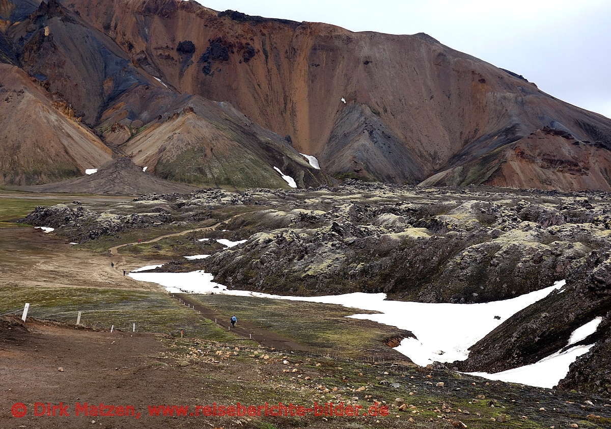 Island, auf dem Laugavegur